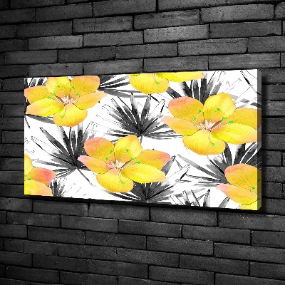 Foto op canvas Tropische bloemen