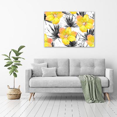 Foto op canvas Tropische bloemen