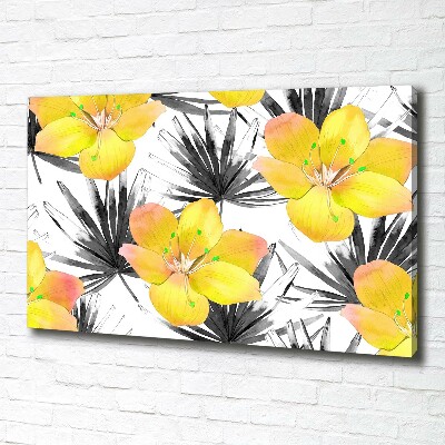 Foto op canvas Tropische bloemen
