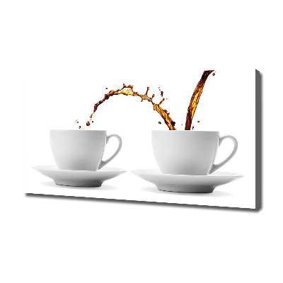 Schilderij op canvas Koffie ingeschonken