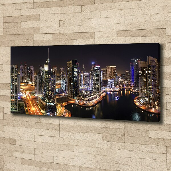 Canvas foto Dubai Marina