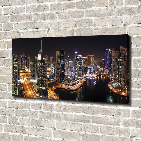 Canvas foto Dubai Marina