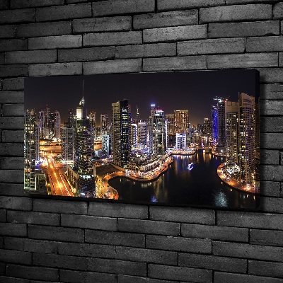 Canvas foto Dubai Marina