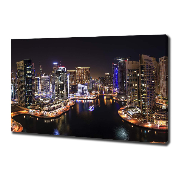 Canvas foto Dubai Marina