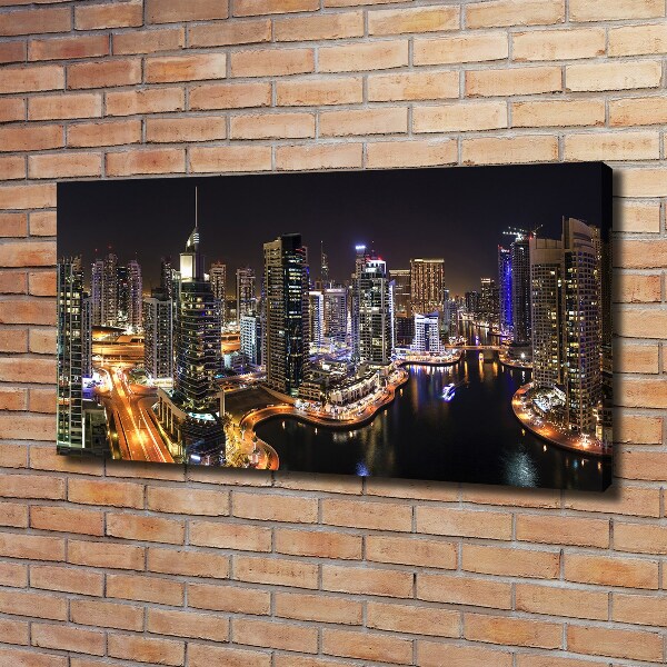 Canvas foto Dubai Marina