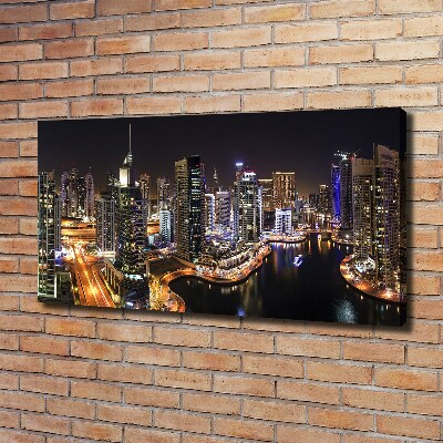 Canvas foto Dubai Marina