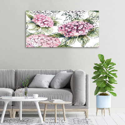Canvas foto Hortensia