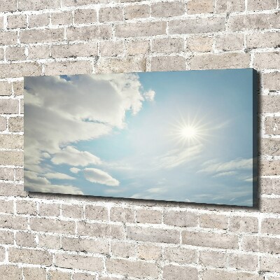 Foto op canvas Wolken aan de hemel
