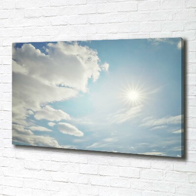 Foto op canvas Wolken aan de hemel