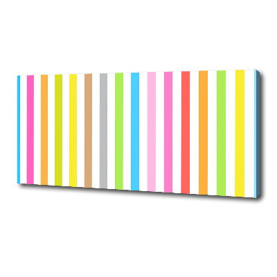 Foto op canvas Kleurrijke strepen
