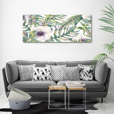 Foto op canvas Varens en bloemen