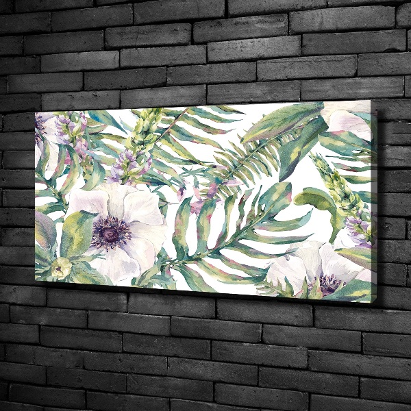 Foto op canvas Varens en bloemen