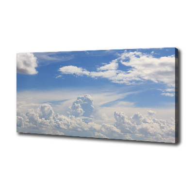 Schilderij op canvas Wolken aan de hemel