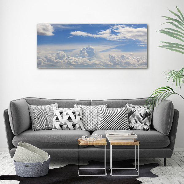 Schilderij op canvas Wolken aan de hemel