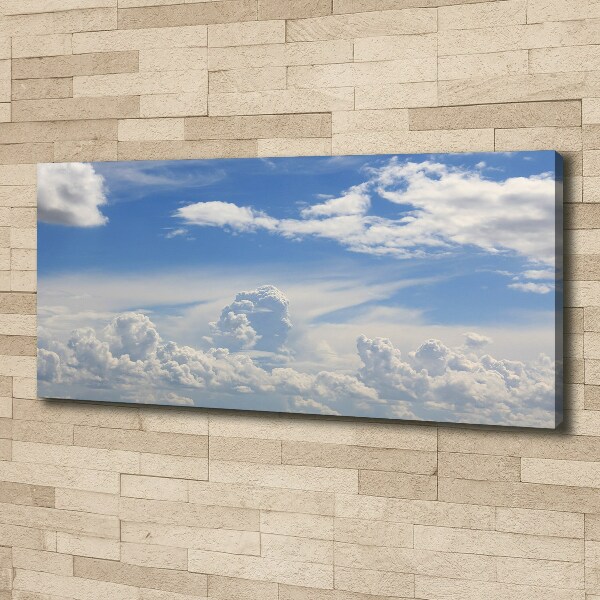 Schilderij op canvas Wolken aan de hemel