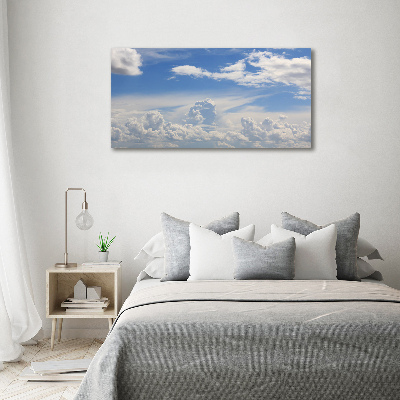 Schilderij op canvas Wolken aan de hemel