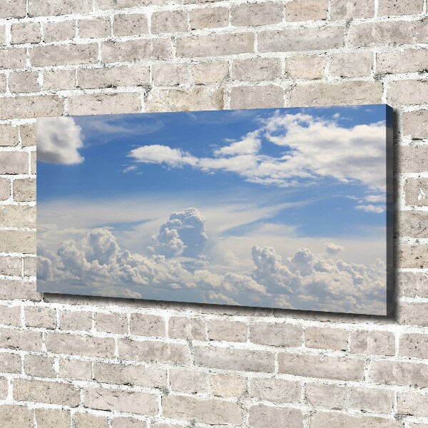 Schilderij op canvas Wolken aan de hemel