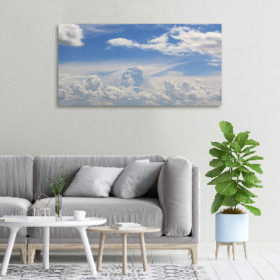 Schilderij op canvas Wolken aan de hemel