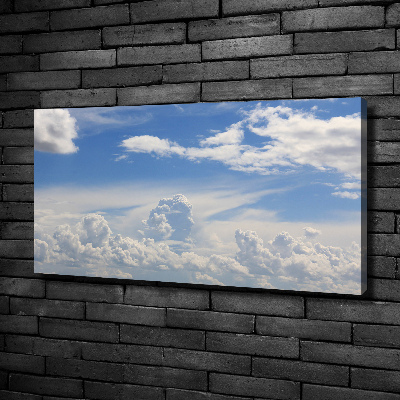 Schilderij op canvas Wolken aan de hemel