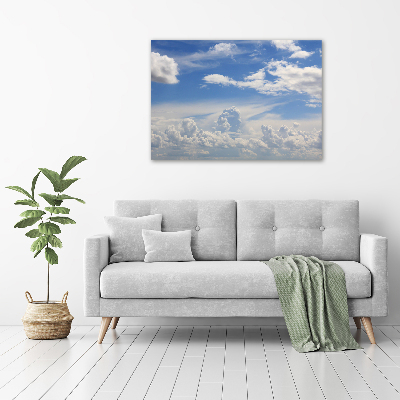 Schilderij op canvas Wolken aan de hemel