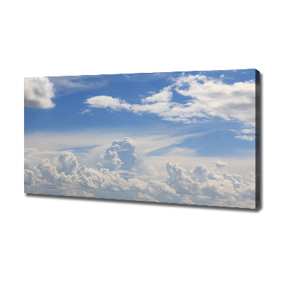 Schilderij op canvas Wolken aan de hemel