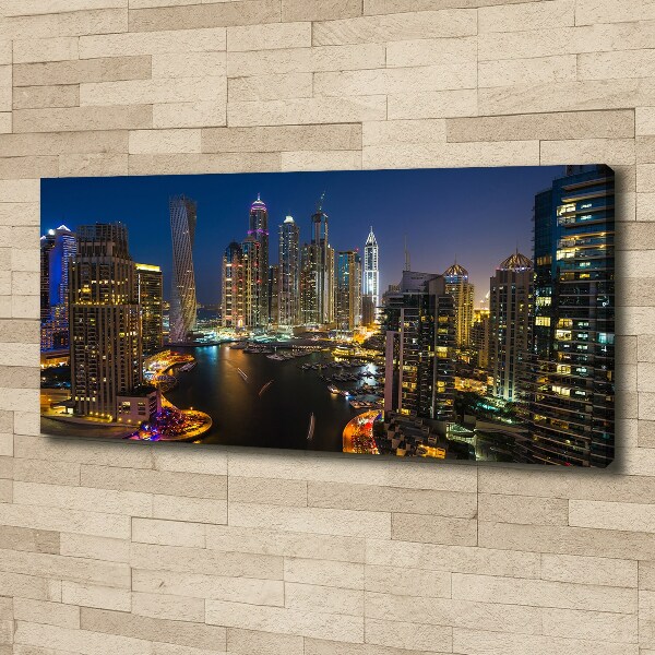 Canvas schilderij Dubai Marina