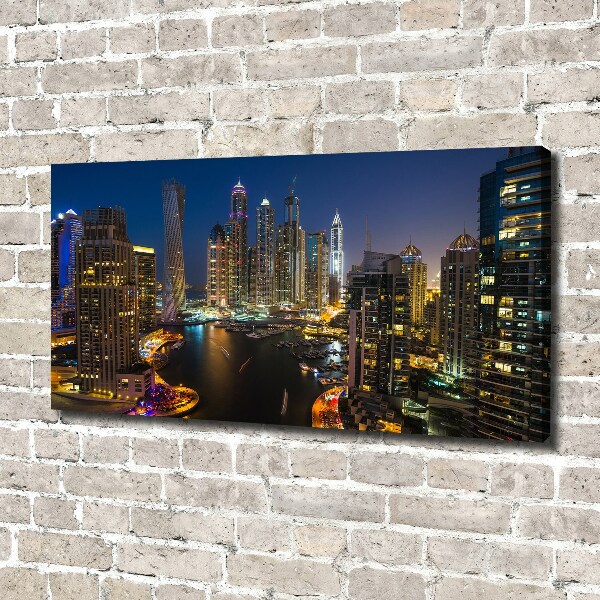 Canvas schilderij Dubai Marina