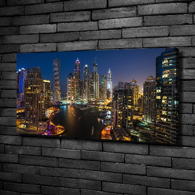 Canvas schilderij Dubai Marina