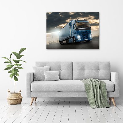 Canvas schilderij Vrachtwagen