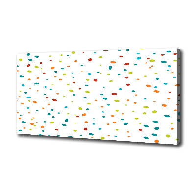 Foto obraz na płótnie Kolorowe kropki