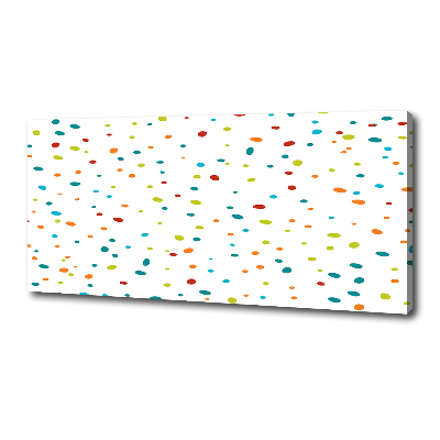 Canvas schilderij Kleurrijke stippen