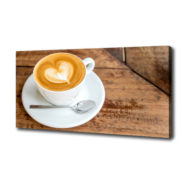 Foto canvas Koffie in een kopje
