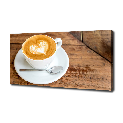 Foto canvas Koffie in een kopje