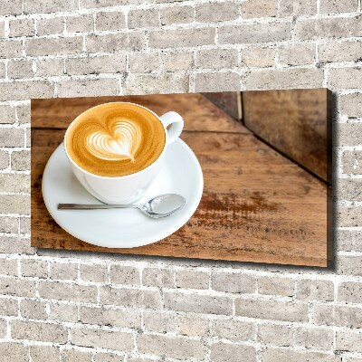 Foto canvas Koffie in een kopje