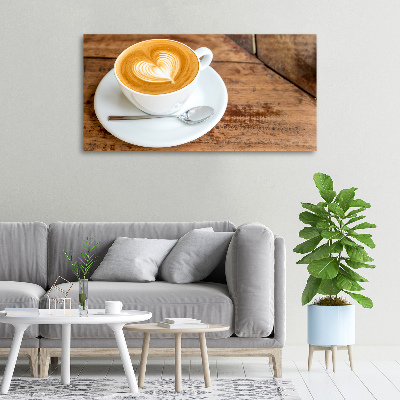 Foto canvas Koffie in een kopje