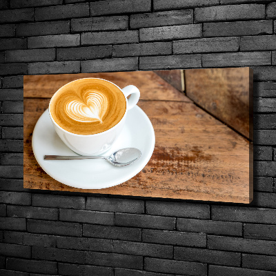 Foto canvas Koffie in een kopje