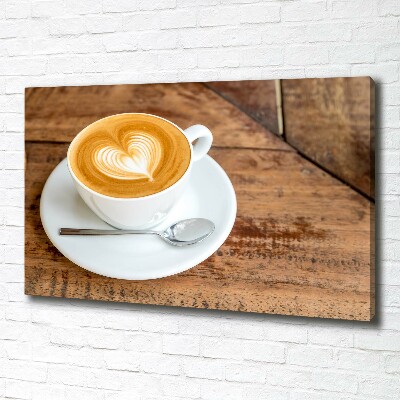 Foto canvas Koffie in een kopje