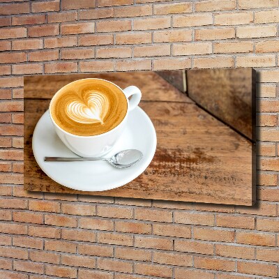 Foto canvas Koffie in een kopje