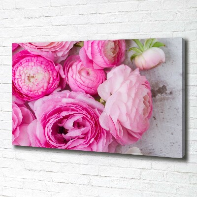 Canvas schilderij Wilde rozen