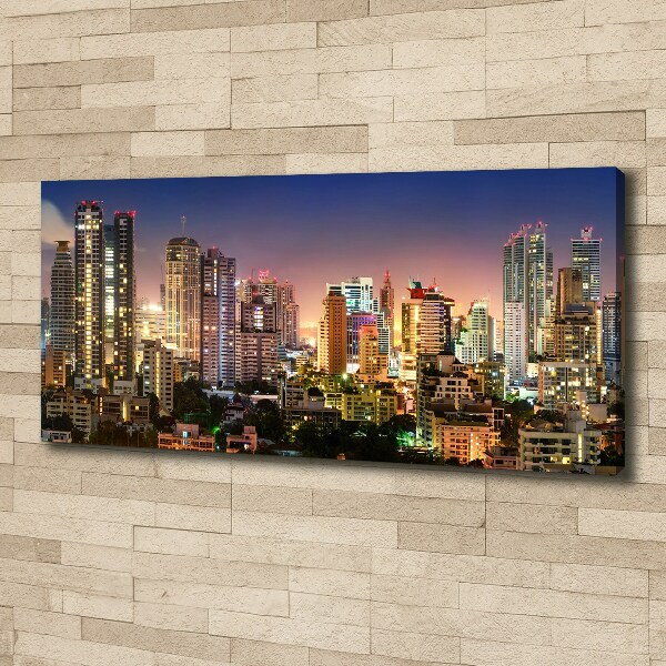 Foto canvas Bangkok 's nachts
