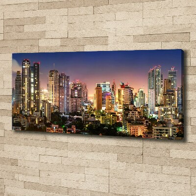 Foto canvas Bangkok 's nachts