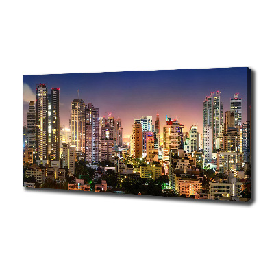 Foto canvas Bangkok 's nachts
