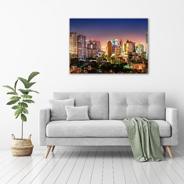 Foto canvas Bangkok 's nachts