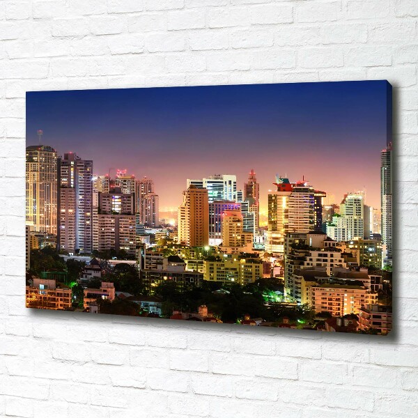Foto canvas Bangkok 's nachts