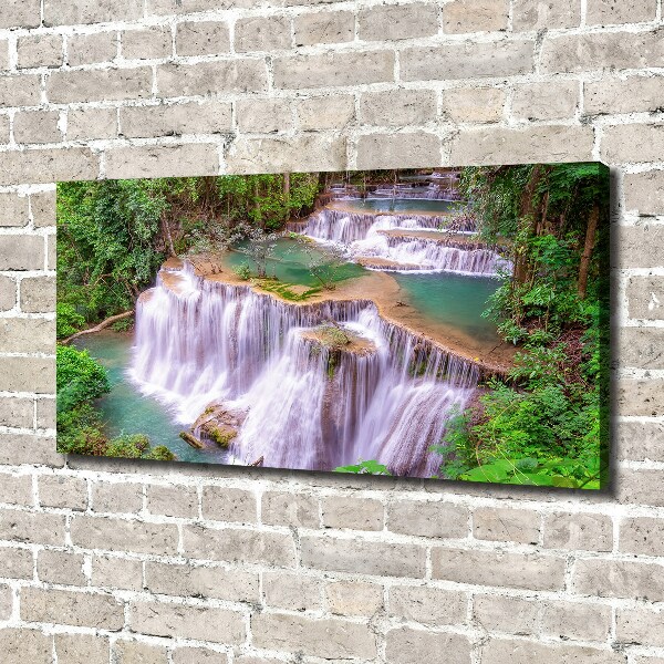 Canvas schilderij Thaise waterval
