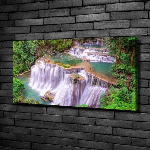 Canvas schilderij Thaise waterval