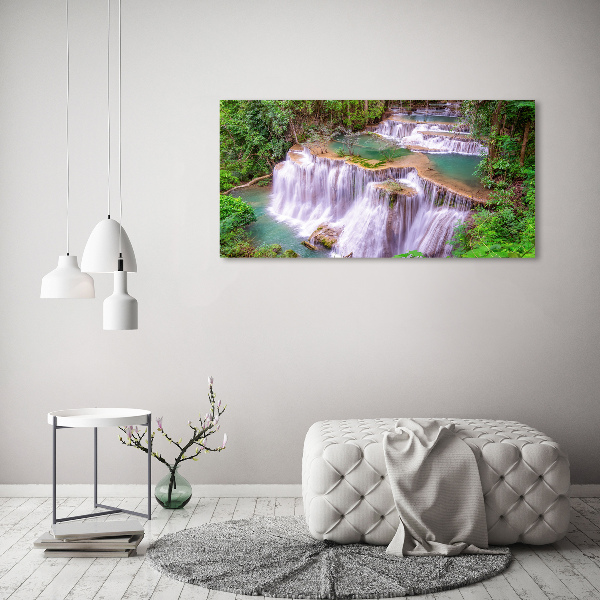 Canvas schilderij Thaise waterval