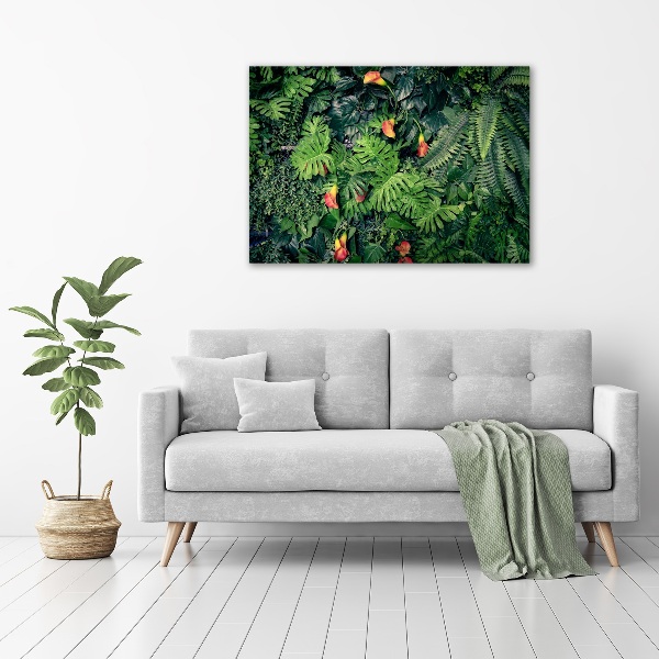 Schilderij op canvas Exotische jungle