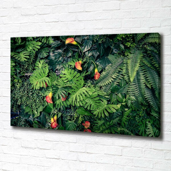 Schilderij op canvas Exotische jungle