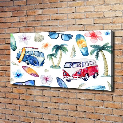 Foto canvas Surfsymbolen